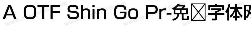 A OTF Shin Go Pr字体转换